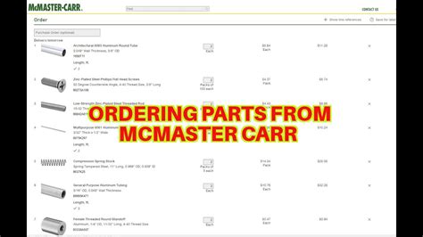 mcmaster-carr|mcmaster carr online ordering.